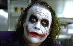 Health Ledger's Joker:  Someone knew how to write great villains with this one!