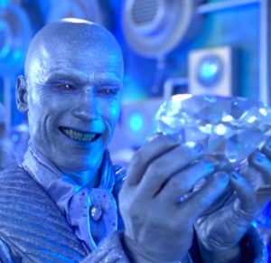 Mr. Freeze from Batman & Robin.  An important lesson in what to avoid when writing great villains.